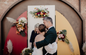 Nadia Carro and Damiano Fabiano newly weds, married by Paola Minussi