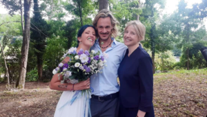 Alice & Mattia Fontana, newly weds at Fattoria il Vecchio Faggio, Canzo (Como)