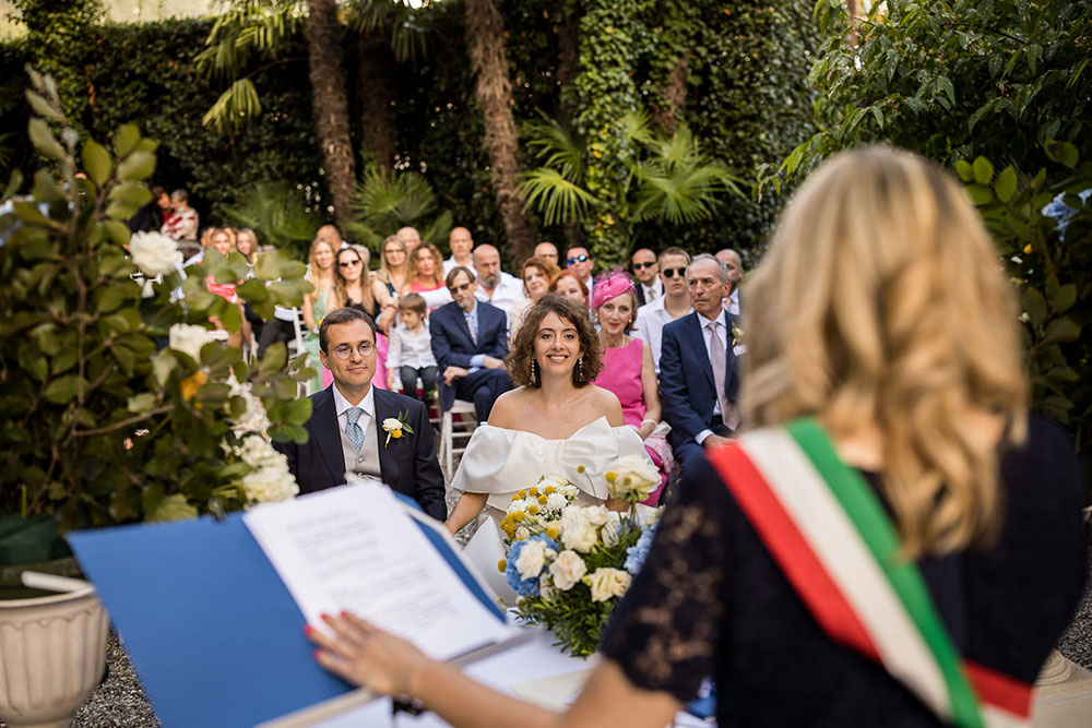 cerimonia di matrimonio con rito civile di Pietro e Nidzara