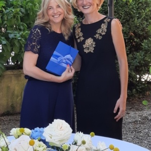 Paola Minussi a Villa Parravicini Revel con Giorgia Louise, wedding planner