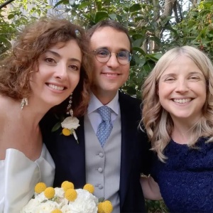 Paola Minussi al Matrimonio civile di Nidžara e Pietro